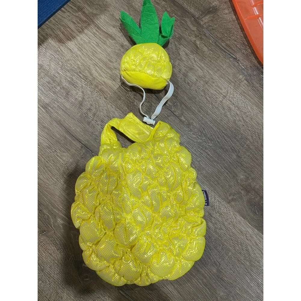 Cyeollo shiney pineapple small dog 2 piece costume
